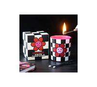 KDMD Sad Flower Coconut Rose Candle - Deep Scented 35-Hour Burn in Black KDMD Black