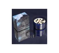 KDMD Scorpio Zodiac Crystal Candle & Gemstone Bracelet Set in Blue KDMD Blue