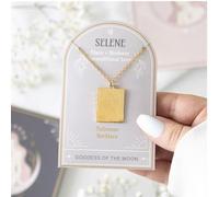 KDMD Selene Goddess Talisman Necklace in Gold KDMD Gold