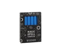 KDMD Set of 12 Blue 'Wisdom' Spell Candles KDMD Blue