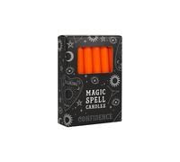 KDMD Set of 12 Orange 'Confidence' Spell Candles KDMD Orange