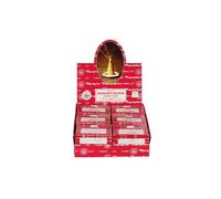 KDMD Set of 12 Packets of Dragon's Blood Dhoop Cones in Red KDMD Red