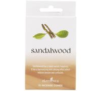 KDMD Set of 12 Packets of Elements Sandalwood Incense Cones in White KDMD White