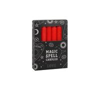 KDMD Set of 12 Red 'Love' Spell Candles KDMD Red