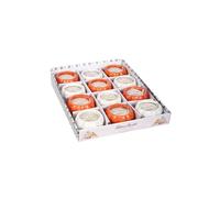 KDMD Set of 12 Scented Pumpkin Candles in White KDMD White