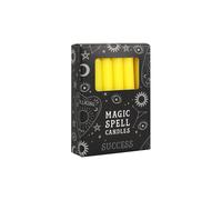 KDMD Set of 12 Yellow 'Success' Spell Candles KDMD Yellow