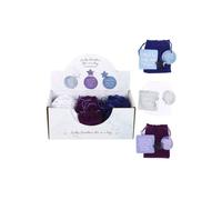 KDMD Set of 24 Lucky Crystal Stars in Display KDMD Multicolor