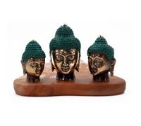 KDMD Set of 3 - Buddha Heads (asst sizes) KDMD Multicolor