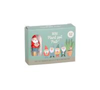 KDMD Set of 4 Mini Gnome Plant Pot Pals in Blue KDMD Blue