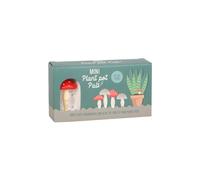 KDMD Set of 4 Mini Mushroom Plant Pot Pals in Cream KDMD Cream