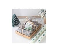 KDMD Set of 6 Pinecone Tealight Candles in Grey KDMD Grey