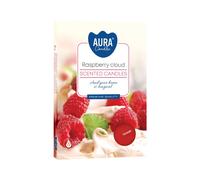 KDMD Set of 6 Scented Tealights - Raspberry Cloud in Red KDMD Red