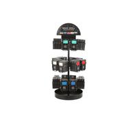 KDMD Set of 72 Magic Spell Candles on Tabletop Spinner Display KDMD Multicolor