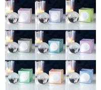 KDMD Set of 9 Angel Number Crystal Balls in White KDMD White