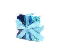 KDMD Set of 9 Blue Wedding Soap Flowers Romantic Bath & Gift Favors