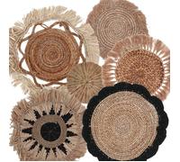 KDMD Set of Six Natural Wall Art - Kribo Collection KDMD Multicolor