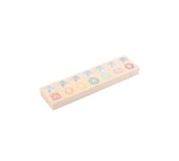 KDMD Seven Chakras Wooden Candle Holder - Balance & Serenity Decor in Beige KDMD Beige