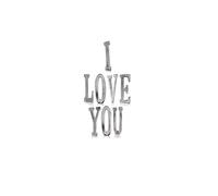 KDMD Shabby Chic Letters - I LOVE YOU (8 Characters) in White KDMD White
