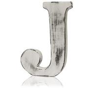 KDMD Shabby Chic Letters - J in White KDMD White
