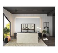 KDMD Sherlock Luxe Upholstered Cream Television Bed Frame | Size: King KDMD Cream King