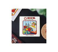 KDMD Sick of Your Coaster - Funny Surface Protector by Steven Rhodes in White KDMD White