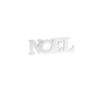 KDMD Silver Glitter Noel Hanging Decoration L25cm H8.5cm 2 Pack KDMD Silver
