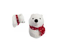 KDMD Singing Plush Polar Bear Head White KDMD White