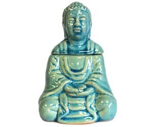 KDMD Sitting Buddha Oil Burner - Blue KDMD Blue