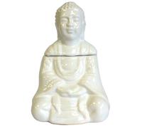 KDMD Sitting Buddha Oil Burner - White KDMD White