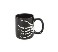 KDMD Skeleton Hand Mug - 350ml Cozy Coffee Cup, Unique Skeleton Design in Black KDMD Black
