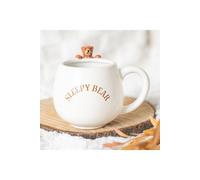 KDMD Sleepy Bear Rounded Mug in White KDMD White