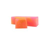 Sliced Pink Charlotte Soap Loaf 13 Piece Handmade Soap Loaf