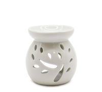 KDMD Sm Classic White Oil Burner - Tree Cut-out KDMD White