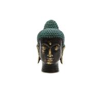 KDMD Small Antique Brass Buddha Head - Peaceful Decorative Accent in Bronze KDMD Bronze
