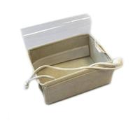 KDMD Small Cotton Flat Pack Gift Boxes in Cream KDMD Cream