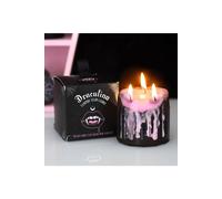 KDMD Small Pink Vampire Tears Pillar Candle in Black KDMD Black