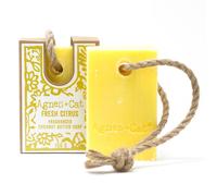 Kdmd Soap On A Rope - Fresh Citrus In Yellow Yellow