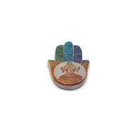 KDMD Soapstone Hamsa Buddha Incense Holder - Spiritual Home Decor KDMD Multicolor