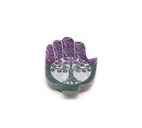 KDMD Soapstone Hamsa Incense Holder with Tree of Life KDMD Multicolor
