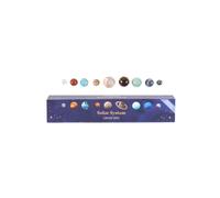 KDMD Solar System Gemstone Crystal Sphere Set KDMD Multicolor