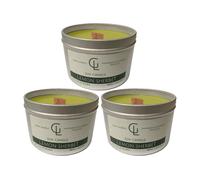 KDMD Soy Wax Container With Wooden Wick Lemon Sherbet Scent | Size: 3 Pack KDMD Lemon 3 Pack