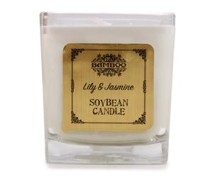 KDMD Soybean Jar Candles - Lily & Jasmine in White KDMD White