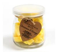 KDMD Soywax Melts Jar - Cinnamon & Orange in Yellow KDMD Yellow