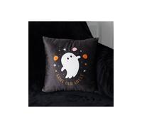 KDMD Spooky Ghost Cushion - "Same Old Sheet" Square Halloween Decor & Gift in Black KDMD Black