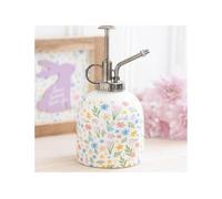 KDMD Spring Floral Print Ceramic Plant Mister in White KDMD White
