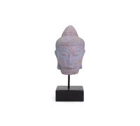 KDMD Stillness Buddha Head on Stand - Blue Copper Meditation Decor KDMD Blue