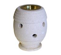 KDMD Stone Oil Burner - Classic in White KDMD White