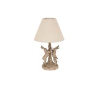 KDMD Stonewashed Marching Hares Lamp with Linen Shade - Wildlife Collection in Brown KDMD Brown