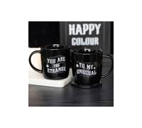 KDMD Strange & Unusual Couples Mug Set in Black KDMD Black