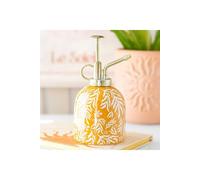 KDMD Summer Leaf Print Ceramic Plant Mister in Orange KDMD Orange